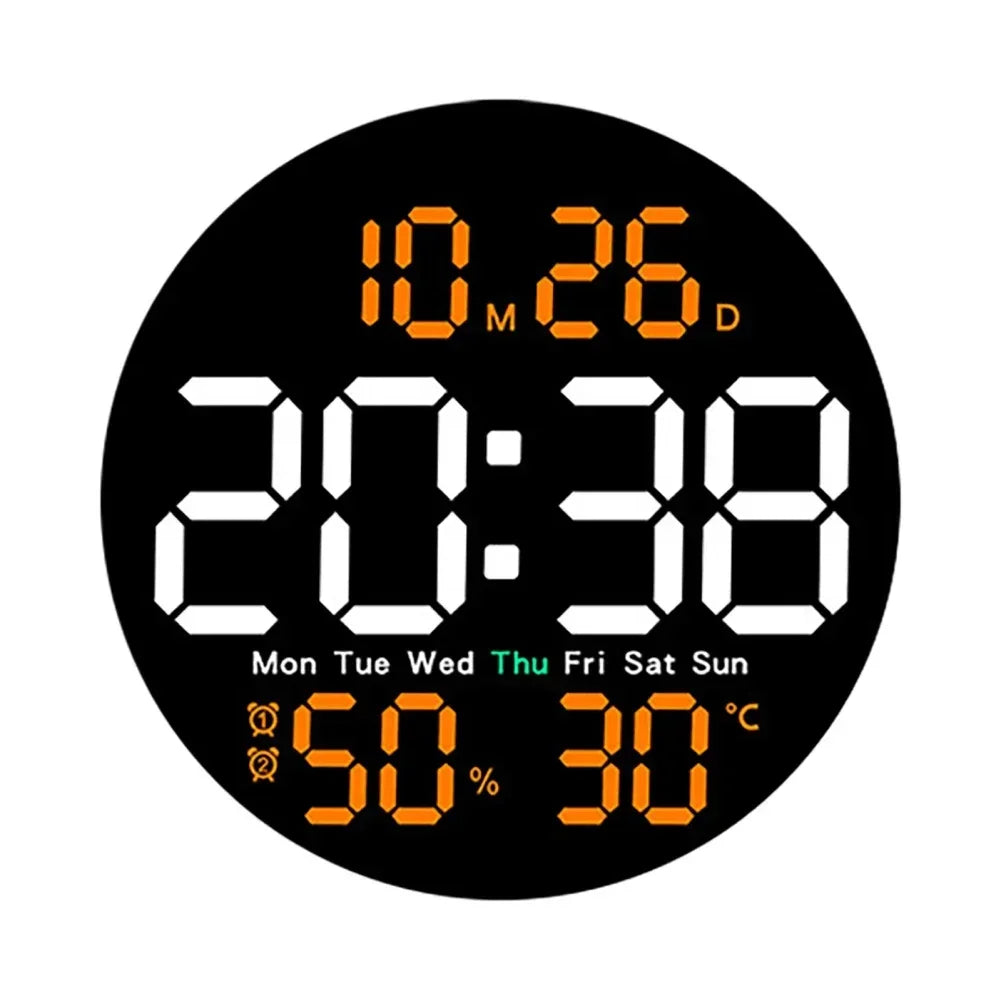 Digital Wall Clocks Large Screen With Timing Countdown Function Clocks For Home Bedroom Living Room Office Home Decoration