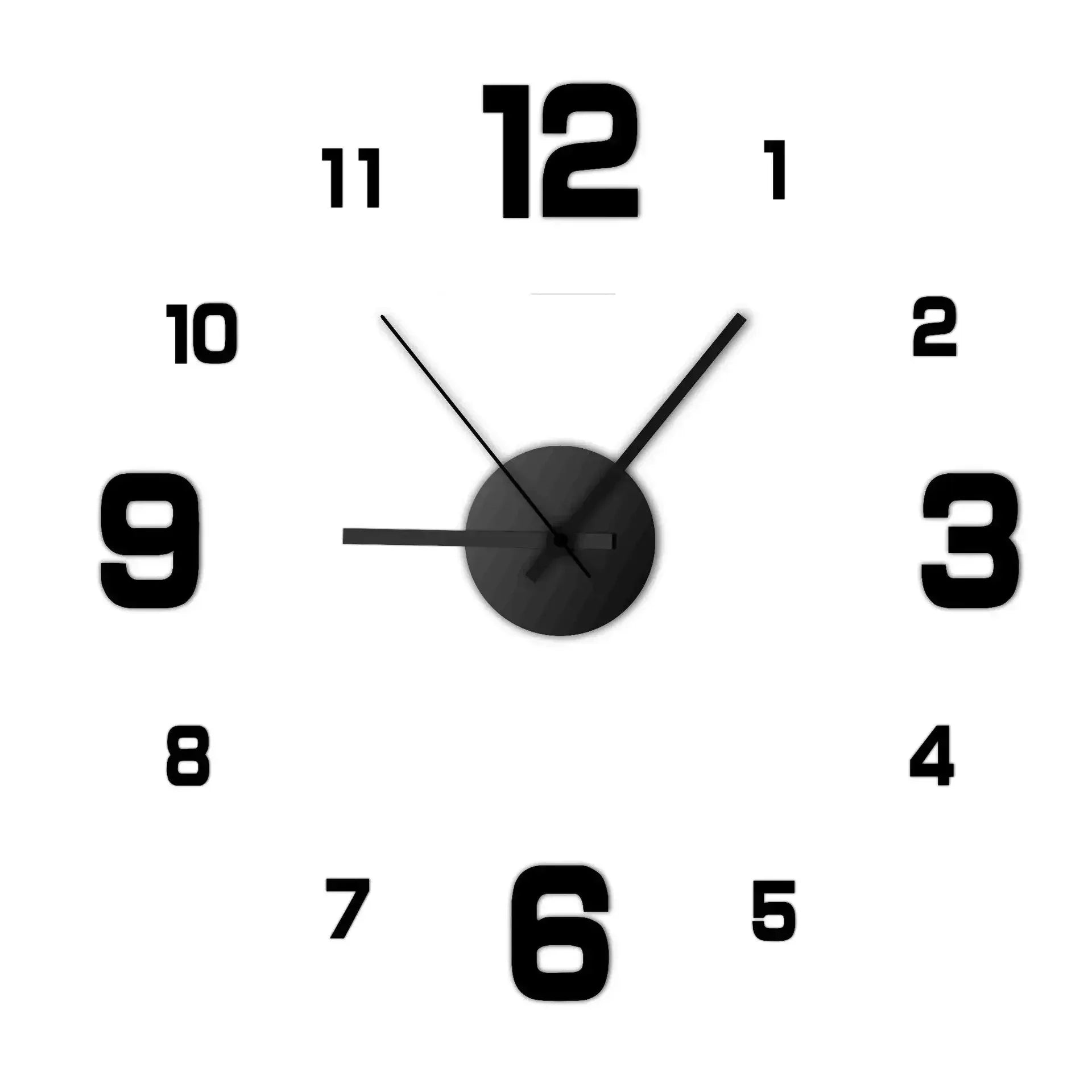 DIY Modern Design Large Wall Clock Fashion Decorative Living Room Wall Clock Home Decoration Clocks Decor Decoration for Bedroom