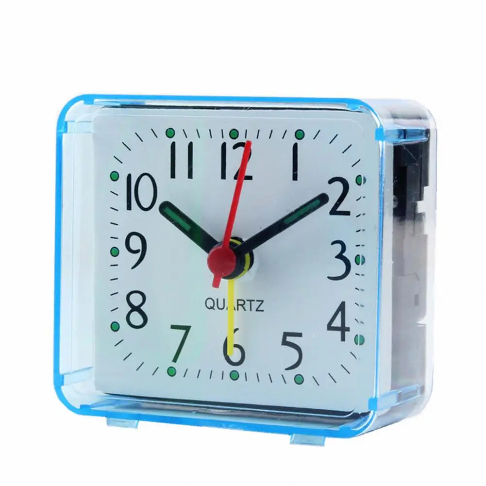 Digital Alarm Clock Bedside Small Alarm Clock Quartz Battery Operated Square Student Bedroom Wake Up With Beeping Sound