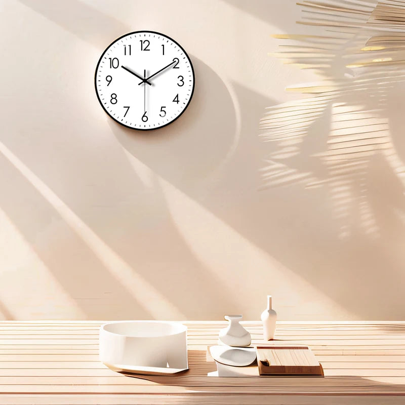 Wall Clock 8 Inch Silent Non-Ticking Wall Clocks Battery Operated Decorative for Home Kitchen Office Bedroom Bathroom Niditon
