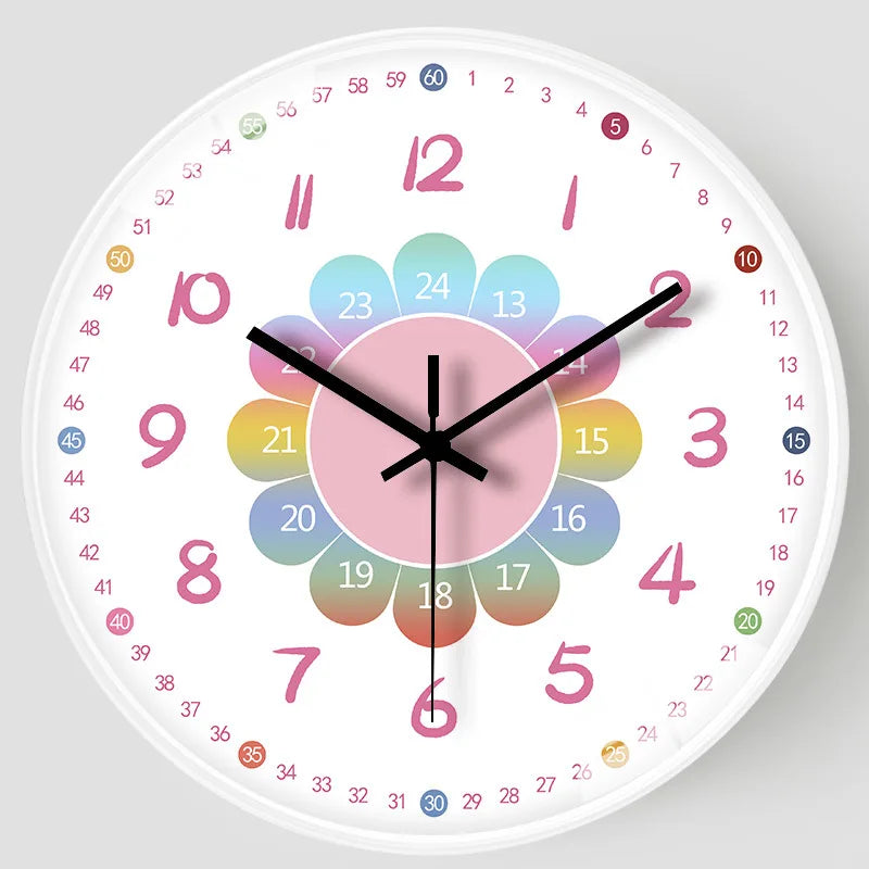 Wall Clock 8 Inch Silent Non-Ticking Wall Clocks Battery Operated Decorative for Home Kitchen Office Bedroom Bathroom Niditon