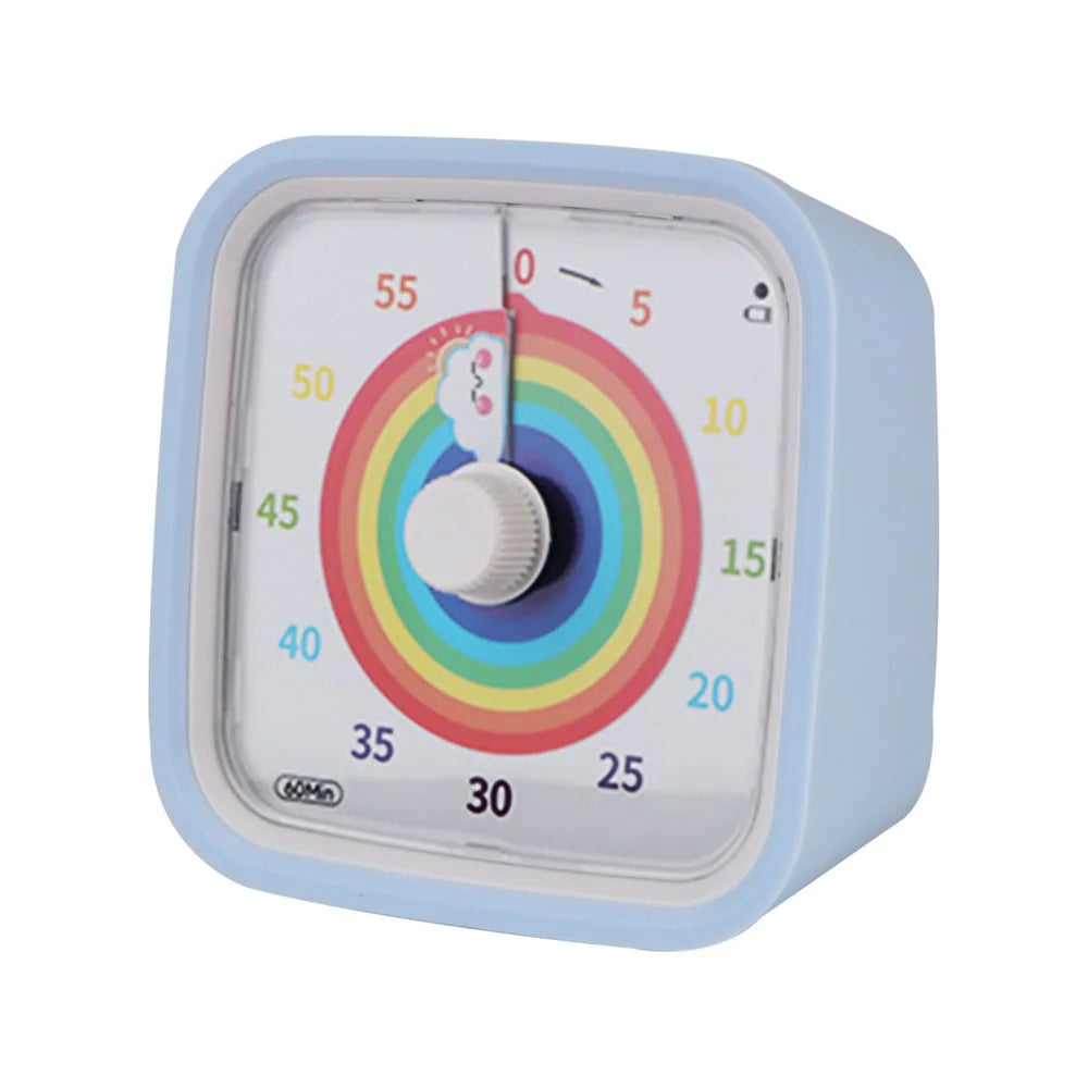 Alarm Clock Cute Cartoon Decorative Time Management Tool Kids Children Reminder Visual Timer Countdown Timer 60 Minutes