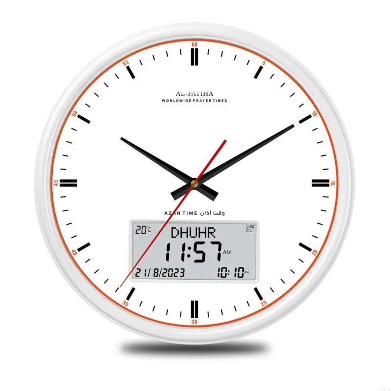 Modern Wall Clock 33cm Large Screen Round Clock With Roman Numerals Display For Living Room Bedroom Office Dropshipping