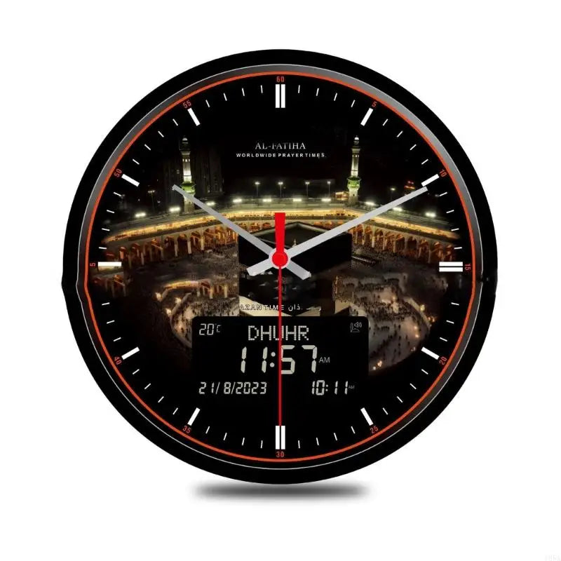 Modern Wall Clock 33cm Large Screen Round Clock With Roman Numerals Display For Living Room Bedroom Office Dropshipping