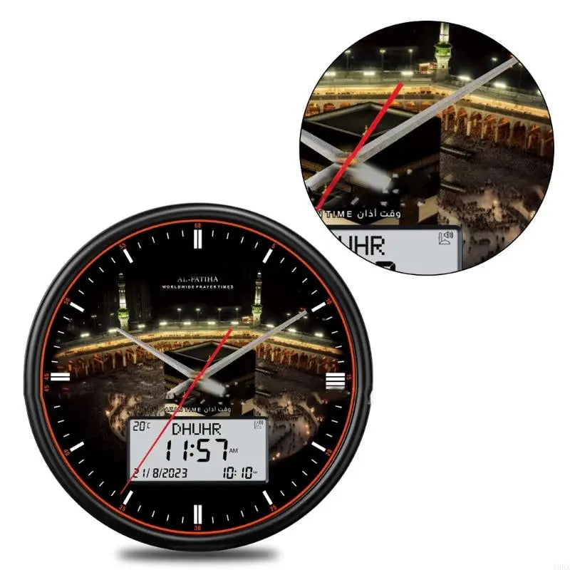 Modern Wall Clock 33cm Large Screen Round Clock With Roman Numerals Display For Living Room Bedroom Office Dropshipping