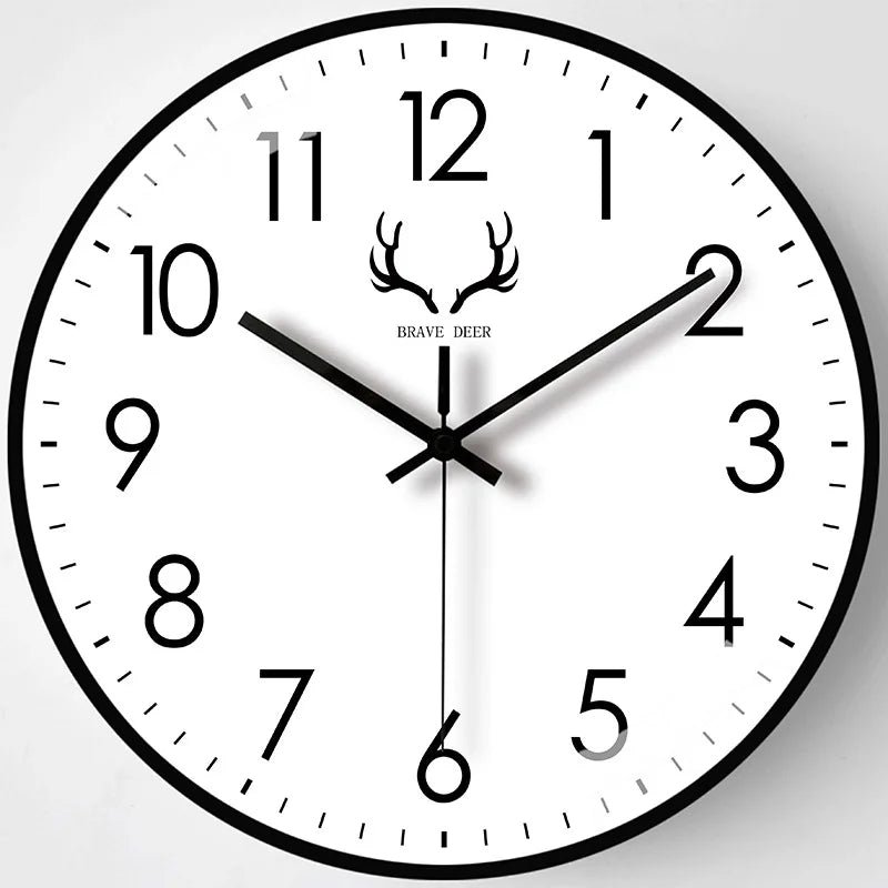 Wall Clock 8 Inch Silent Non-Ticking Wall Clocks Battery Operated Decorative for Home Kitchen Office Bedroom Bathroom Niditon