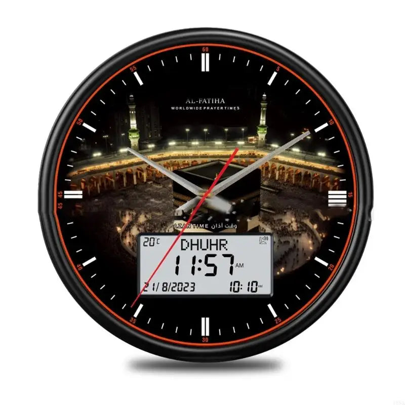 Modern Wall Clock 33cm Large Screen Round Clock With Roman Numerals Display For Living Room Bedroom Office Dropshipping
