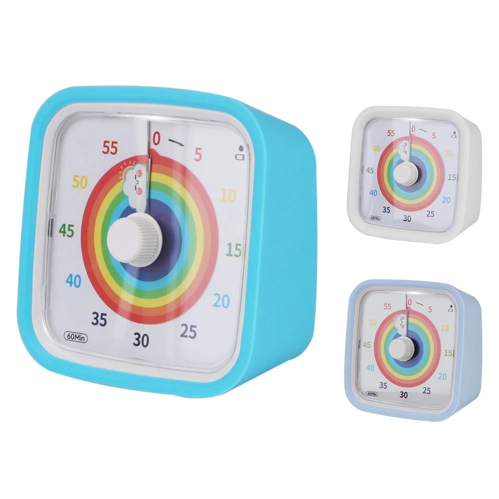 Alarm Clock Cute Cartoon Decorative Time Management Tool Kids Children Reminder Visual Timer Countdown Timer 60 Minutes