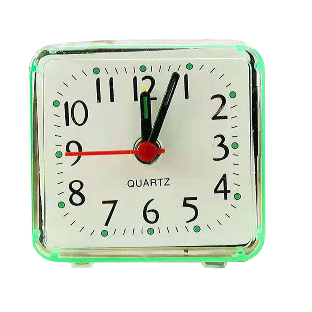 Digital Alarm Clock Bedside Small Alarm Clock Quartz Battery Operated Square Student Bedroom Wake Up With Beeping Sound