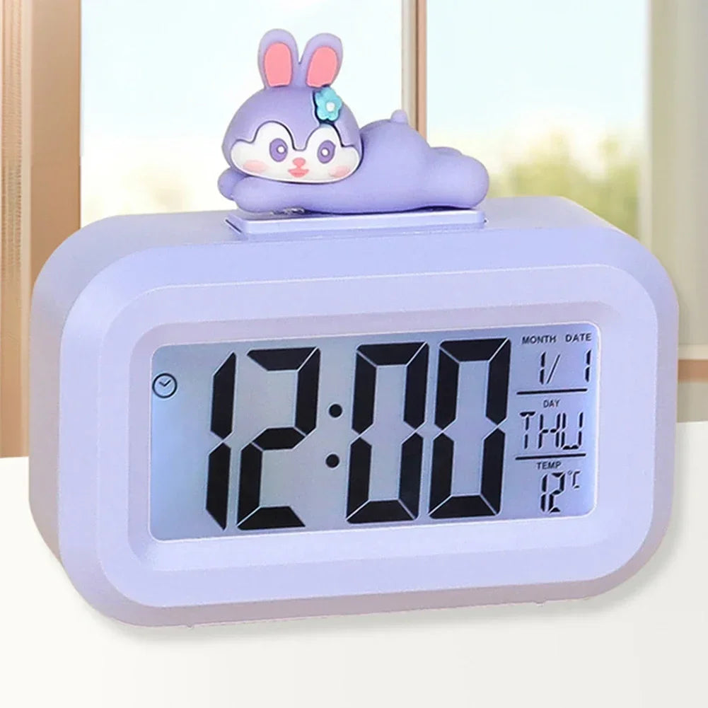 Cartoon Music Stopwatch For Studying Time Management Date Countdown Timer Digital Table Clocks Reminder Desktop Alarm Clock