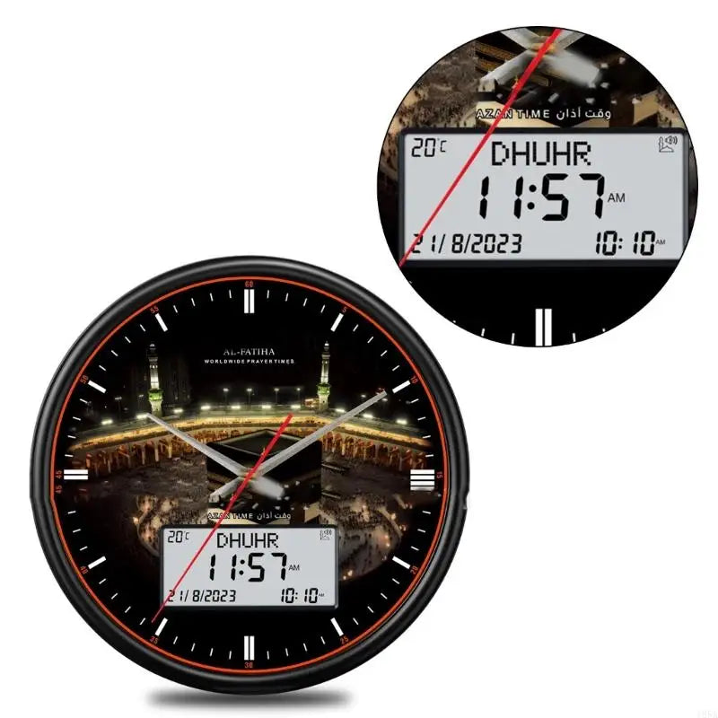 Modern Wall Clock 33cm Large Screen Round Clock With Roman Numerals Display For Living Room Bedroom Office Dropshipping