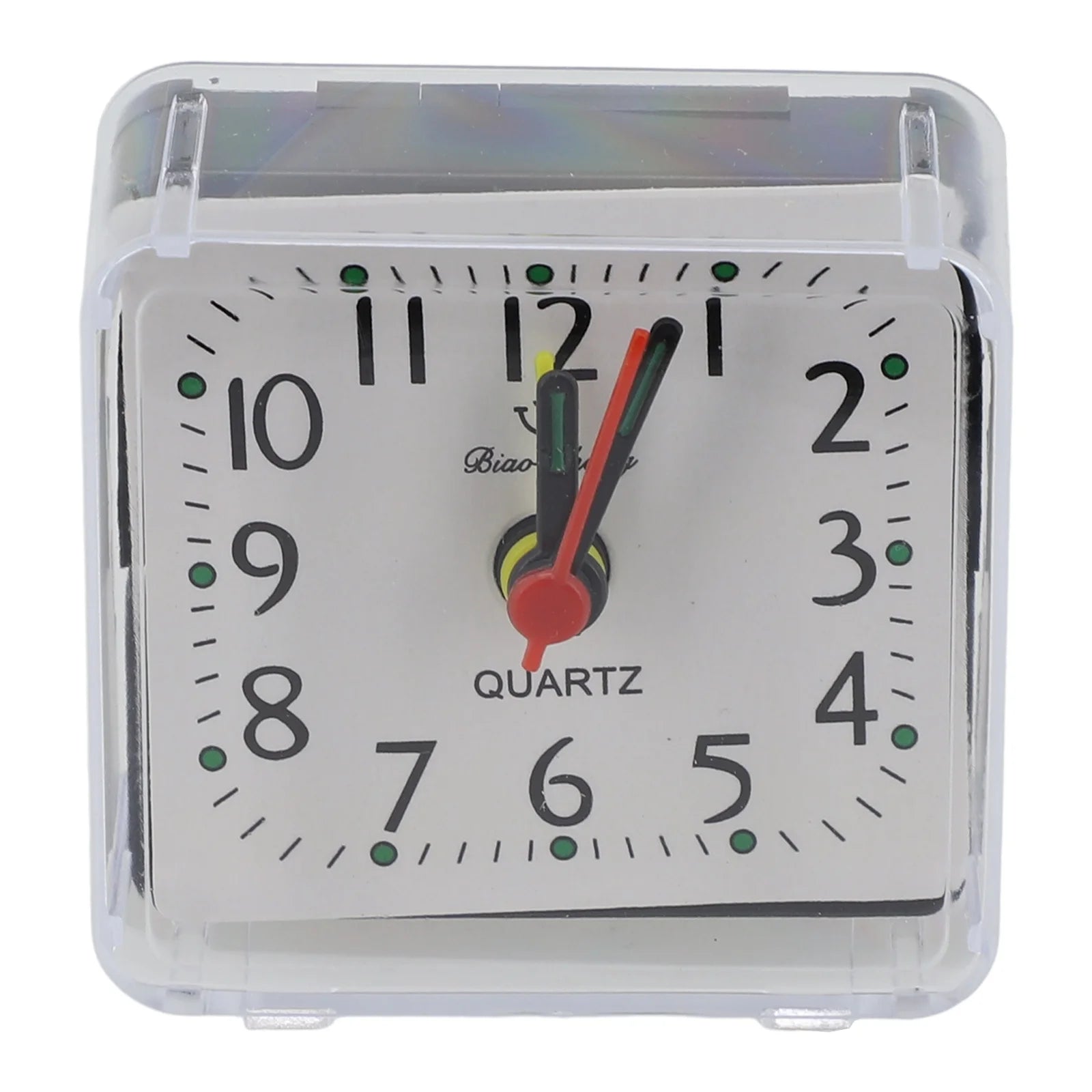 Digital Alarm Clock Bedside Small Alarm Clock Quartz Battery Operated Square Student Bedroom Wake Up With Beeping Sound