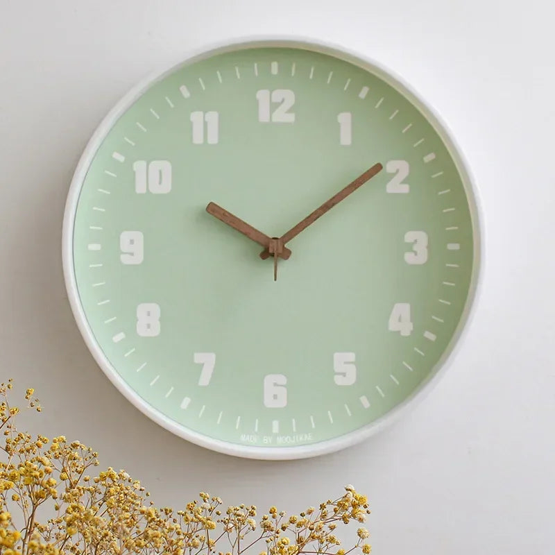 2025 Japanese Style Clock Wall Clocks Noiseless for Living Room Decoration Domestic Simple Mute Clock Modern Fashion Wall Decor