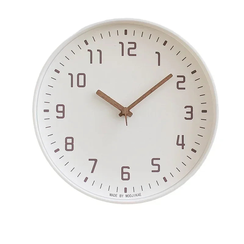 2025 Japanese Style Clock Wall Clocks Noiseless for Living Room Decoration Domestic Simple Mute Clock Modern Fashion Wall Decor